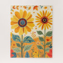 Search for rustic puzzles Sunflower