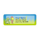Search for amphibian return address labels Cartoon
