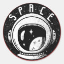 Search for retro astronaut stickers Space