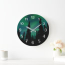 Search for forest green clocks Trees