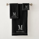 Search for black and white modern bath towels Stylish