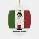 Search for chef christmas tree decorations Italian restaurant