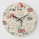 Search for vintage london clocks Union jack