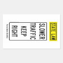 Search for keep right stickers Law