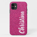 Search for hot pink glitter iphone cases Modern