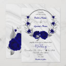Search for blue and silver wedding invitations Floral