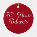 Search for believe christmas tree decorations Red