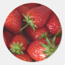 Search for fresh strawberries stickers Strawberry