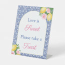 Search for bridal shower favor signs Watercolor