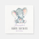 Search for purple elephant baby shower It's a girl