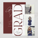 Search for red graduation invitations Modern