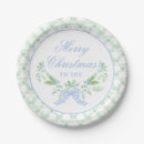 Search for blue christmas plates Preppy