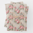 Search for vintage pink wrapping paper Stripes
