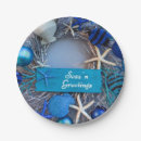 Search for coastal christmas paper plates Christmas by the sea