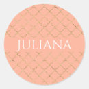 Search for gold coral stickers Pretty