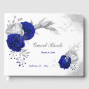 Search for royal blue wedding guest books Floral
