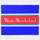 Search for red white christmas blankets Winter wonderland