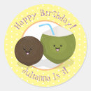 Search for coconut fruit stickers Cute
