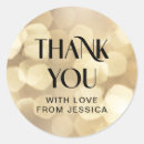 Search for luxury thank you stickers Gold