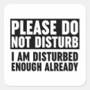 Search for disturbing stickers Do not disturb
