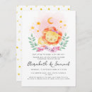 Search for lion baby girl shower invitations Watercolor