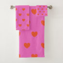 Search for pink heart bath towels Modern