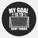 Search for soccer design stickers Goalie