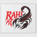 Search for scorpion wrapping paper Tribal