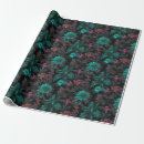 Search for black floral print wrapping paper Pattern