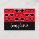 Search for sunglasses business cards Beauty