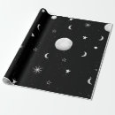 Search for black star wrapping paper Girly