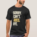 Search for french fries tshirts Finger