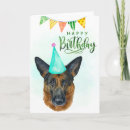 Search for german shepherd cards Watercolor