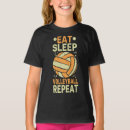 Search for eat sleep volleyball tshirts Teen
