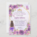 Search for pastel quinceanera invitations Floral