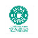 Search for coffee rubber stamps Logo