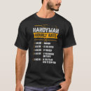 Search for handyman tshirts Rate