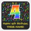Search for number four stickers 4th birthday