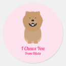 Search for chow dog stickers Valentine