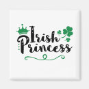 Search for green shamrocks magnets St patricks day