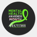 Search for mental health awareness month stickers Fight