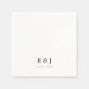 Search for monogram wedding napkins Modern