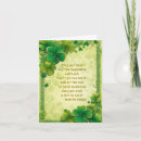 Search for irish blessing st patricks day cards Clover