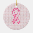 Search for pink ribbon christmas tree decorations Fight