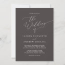 Search for dark brown invitations Minimalist