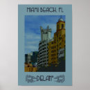 Search for miami beach vintage travel posters Illustration