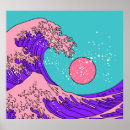 Search for ocean wave posters Illustration