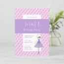 Search for rainbow fairy birthday invitations Purple