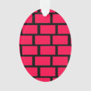 Search for brick christmas tree decorations Red