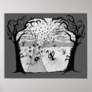 Search for dark crow art posters Halloween